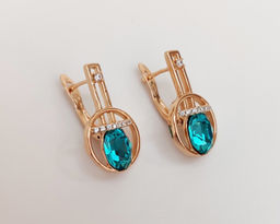 Серьги с кристаллами Swarovski