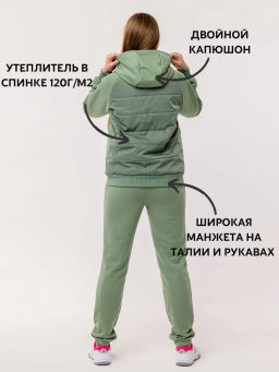 RODOS Спортивный костюм женский осень/весна М-276 Какао фото 43