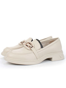 01-PDS133-3 BEIGE Ботинки демисезонные женские (натуральная кожа)