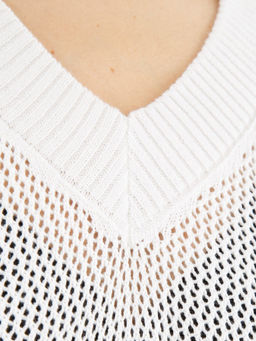 Пуловер женский ZZ-01008 white - Maxroses фото 4