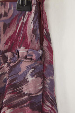 Trendyolmilla Bordo Kendinden Simli Desenli F?rf?rl? Mini Astarl? Sifon Etek TWOSS25ET00203 фото 8