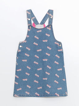 Barbie Bask?l? K?z ?ocuk Jean Elbise