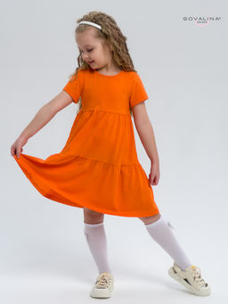 Платье Тия оранжевая - Sovalina фото 2