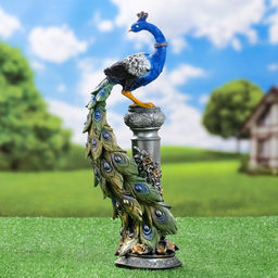 Фигурка полистоун «Павлин», 42×13×11 см