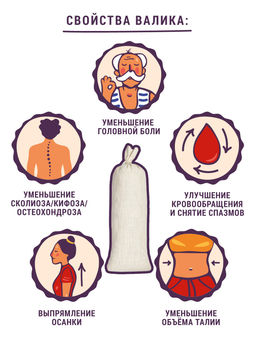 Валик с лавандой и можжевельником для осанки холщовый - Травы горного крыма фото 10