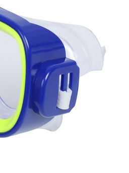 Набор для плавания детский ONLYTOP: маска, трубка, ласты безразмерные, цвета МИКС