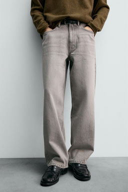 LIMITED EDITION DENIM TROUSERS WITH SEAM DETAIL - Zara фото 6