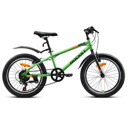 Велосипед 20" Rocket Crux 1.0 , цвет зеленый, размер 11"