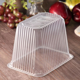 Цена за 100 шт. Контейнер одноразовый «Юпласт», пластик, 2 л, 18.6×13.2×13 см, прозрачный