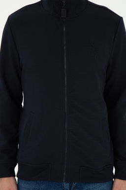 Мужской темно-синий вязаный кардиган Неожиданная скидка в корзине - U.s. polo assn фото 6