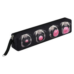 Пенал школьный Феникс+, арт.72013/ 30 МОПС И ЖВАЧКА (без наполнения, 20х4х4.5 см, микрофибра на ПВХ-