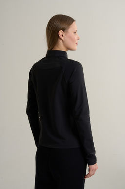 Лонгслив half-zip утепленный Черный ANTA TRN LS Tee фото 4
