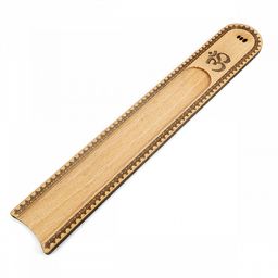 Подставка под благовония Лыжа ОМ с узором - Сандаловый дом фото 3