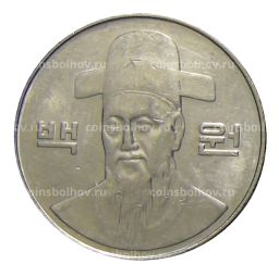 100 вон 2008 года Южная Корея