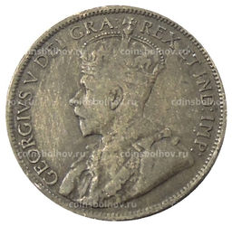 Монета 1 цент 1917 года Канада
