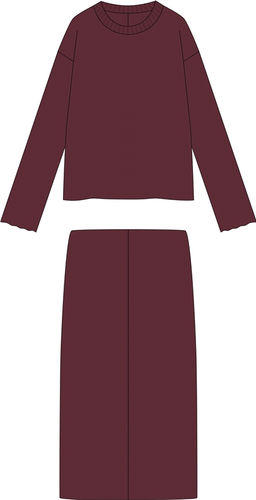 свитшот+юбка 2ЖСЮ5803301