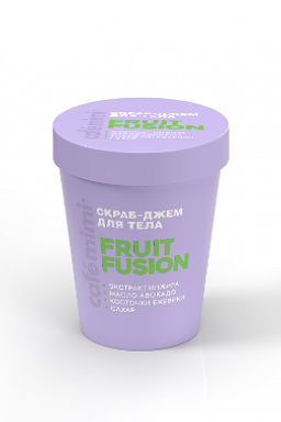 КАФЕ КРАСОТЫ le Cafe Mimi COLOURS Скраб-джем д/тела "FRUIT FUSION" 250гр банка