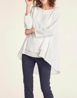 Блузка, белая