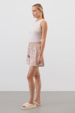 Е 20192/матовый беж,цветочное настроение пижама жен - Very neat фото 5