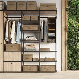 VAL MA-BOX-T2 Короб стеллажный 2-х секционный, 50*30*20 см, MONET AUTUMN, шт