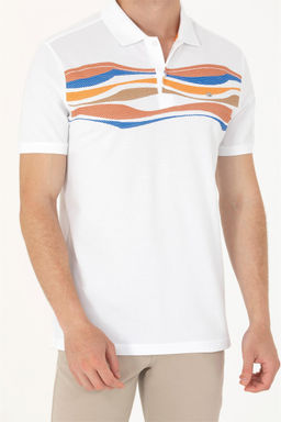 Мужская оранжевая футболка - U.s. polo assn фото 13