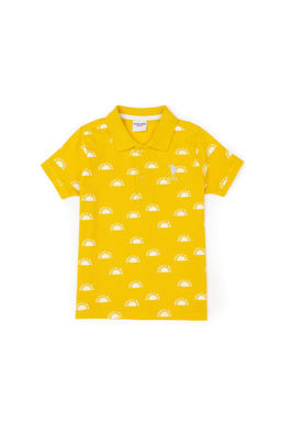 Шафрановая футболка для мальчика