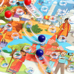 Настольная игра Горки и лестницы. Пираты и путешественники! - Лас играс kids фото 4