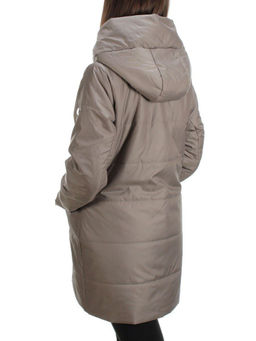 22225 DK.BEIGE Куртка демисезонная женская (100 гр. синтепон) - Фабричный китай фото 4