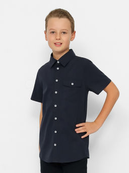CRB wear/CWJB 63282-41 Рубашка для мальчика,темно-синий/Ex.Cherubino