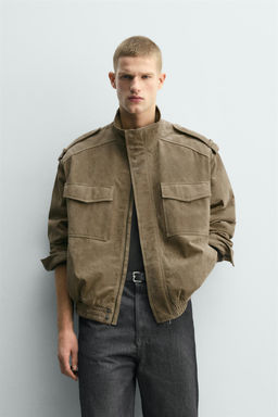SUEDE LEATHER JACKET - Zara фото 10
