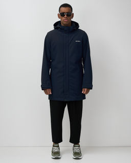 Парка спортивная мужская с капюшоном softshell темно-синего цвета 9565TS - Mtforce фото 2