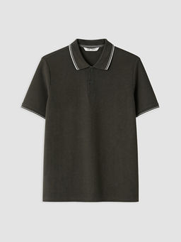 Polo Yaka Dokulu Erkek Ti??rt