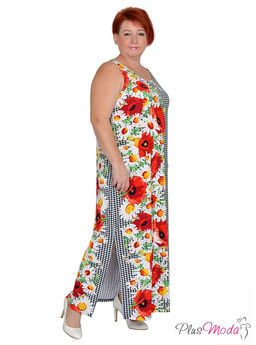 Платье Модель №1451 размеры 44-84 - Plusmoda фото 2