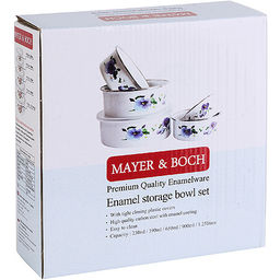 23642 Набор мисок 5пр с/кр Розы МВ (х24) - Mayer&boch фото 3