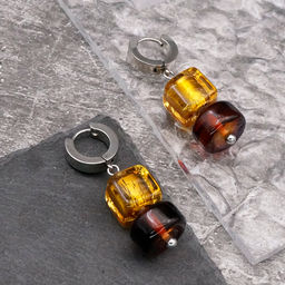 Серьги из муранского стекла