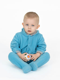 Комбинезон ясельный флисовый фуксия - Утенок фото 24