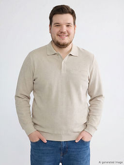 Polo Yaka Erkek Sweatshirt