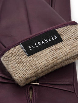 Перчатки женские 100% ш IS851 grape - Eleganzza фото 4