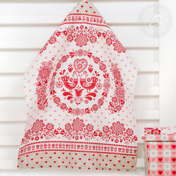 Полотенце кухонное рогожка 48х62см "Вятка", 171г/м2, хлопок 100%, комплект 3шт, "Домашняя мода" (Россия)