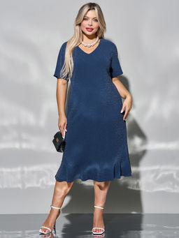 Платье 0421-1 синий топаз