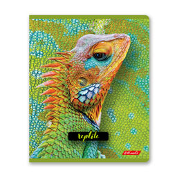 Светоч 80ТСК5_8_2_1 Тетрадь ученическая общая, твин лак, A5 80 л. на скобе 65 г/кв.м , белизна 100 % 5 шт. клетка 000487 Рептилии  фото 6