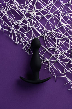 Анальная пробка A-Toys by TOYFA Veres, размер S, cиликон, черный, 11,5 см