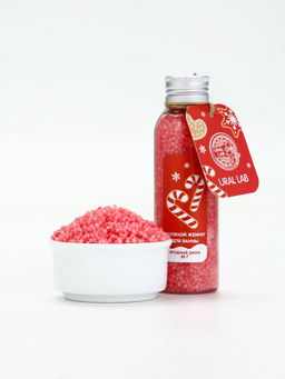 Цена за 2 шт. Жемчуг для ванны во флаконе, 85 гр, аромат ягодный джем, URAL LAB