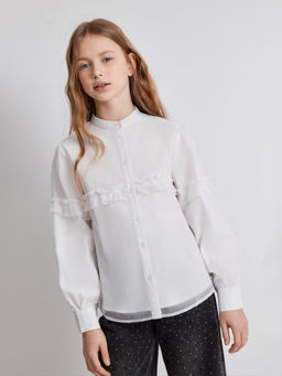ACOOLA /Блузка детская для девочек Imma белый