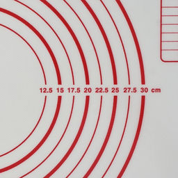 Коврик для выпечки и раскатки теста с разметкой, армированный, силикон, 40?60 см, белый - Доляна фото 7