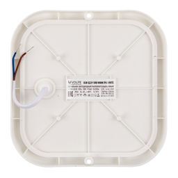 ULW-Q229 18W/4000K IP65 WHITE Светильник светодиодный влагозащищенный. Квадрат. Белый свет (4000K). 155?155?37мм. Корпус белый. ТМ Volpe