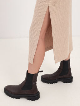 Юбка трикотажная KATHARINA KROSS KK-SKT-006Kn-бежевый  фото 4