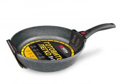Сковорода Готовить легко Stone Gray несъемная ручка, 18 см