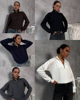 Свитер -поло (zipka) - A.B.S.O фото 3