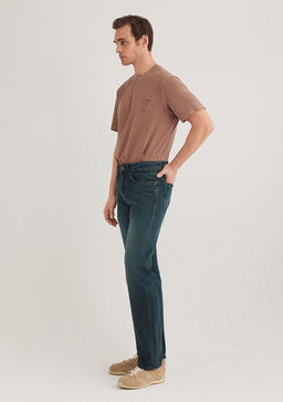 Hunter Mavi Premium Koyu Mavi Jean Pantolon  фото 2